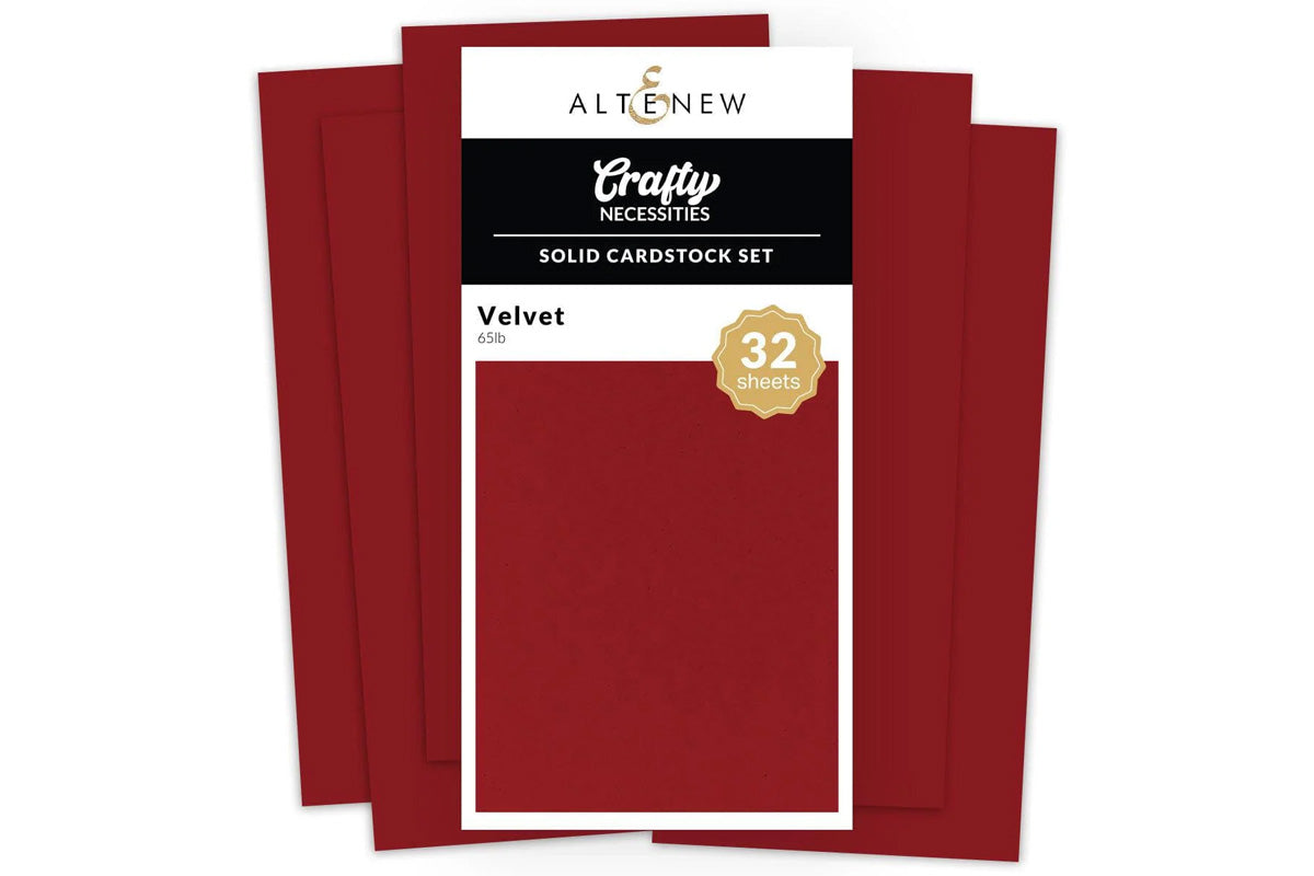 Crafty Necessities: Solid Cardstock Set - Velvet