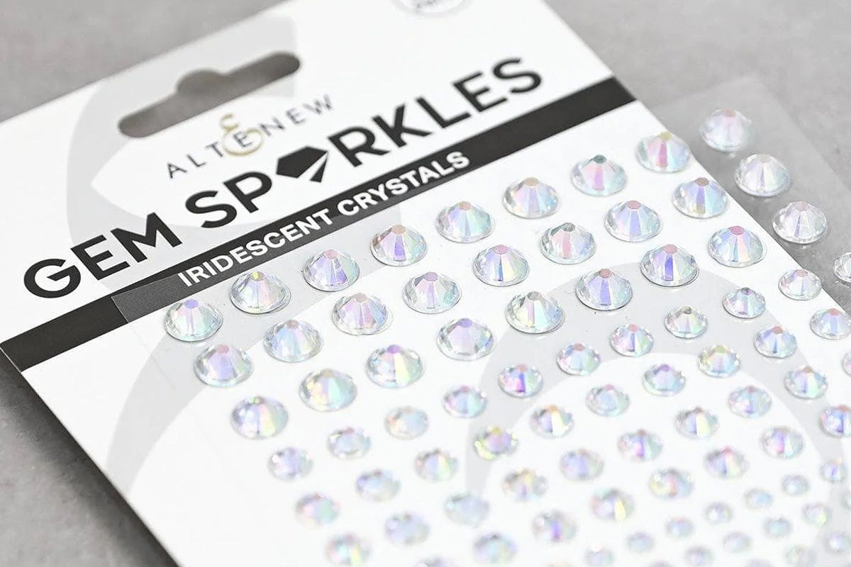 Iridescent Crystals Gem Sparkles