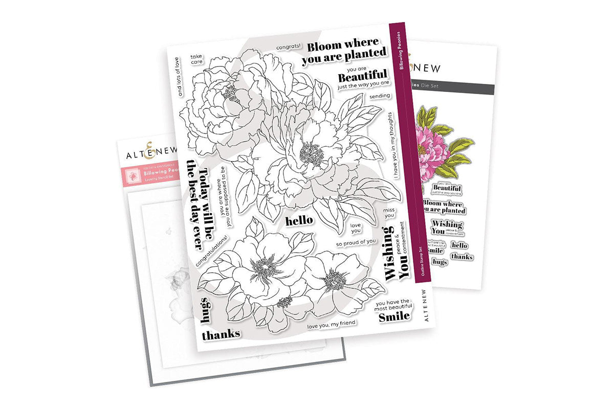 Altenew's Billowing Peonies Crafting Set