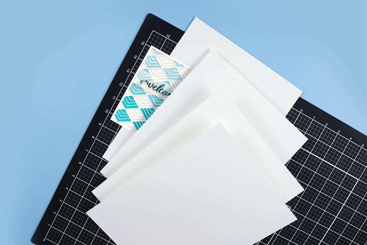 Textured White Discount Card Stock for DIY Cards and Diecutting -  CutCardStock