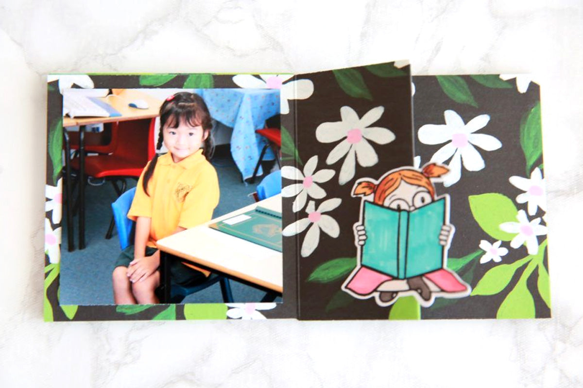 Story of Us: Square Scrapbook Photo Album for Polaroid Photos with Writing  Space