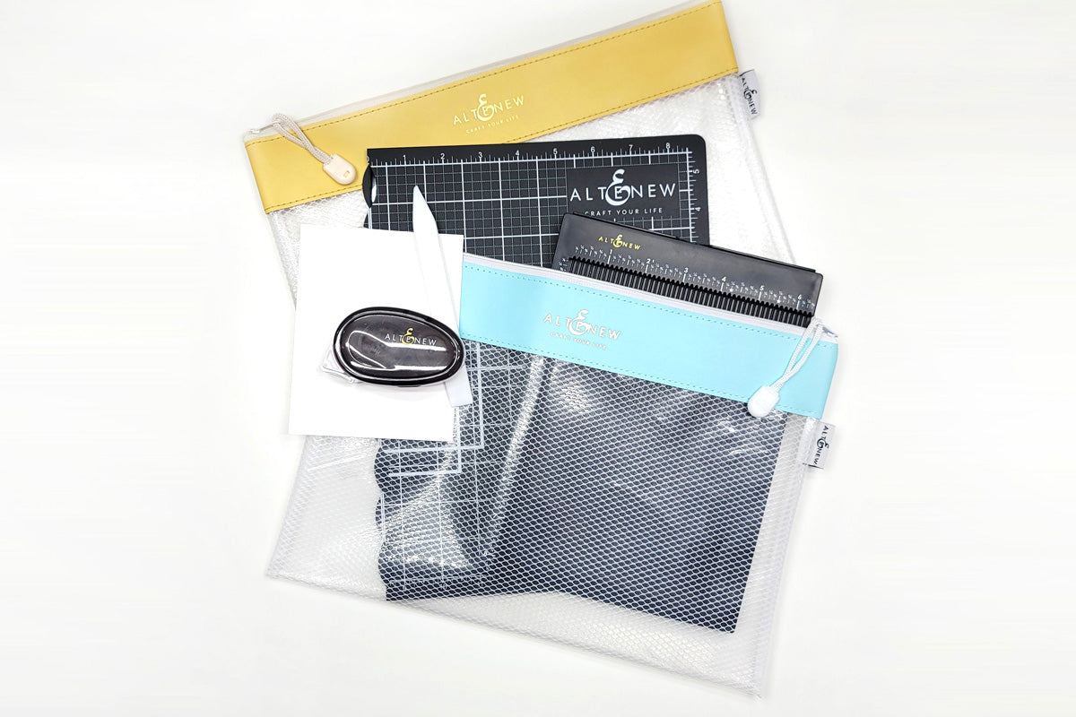 Altenew Zip 'n' Stash craft storage pouches for easy craft room storage and organization
