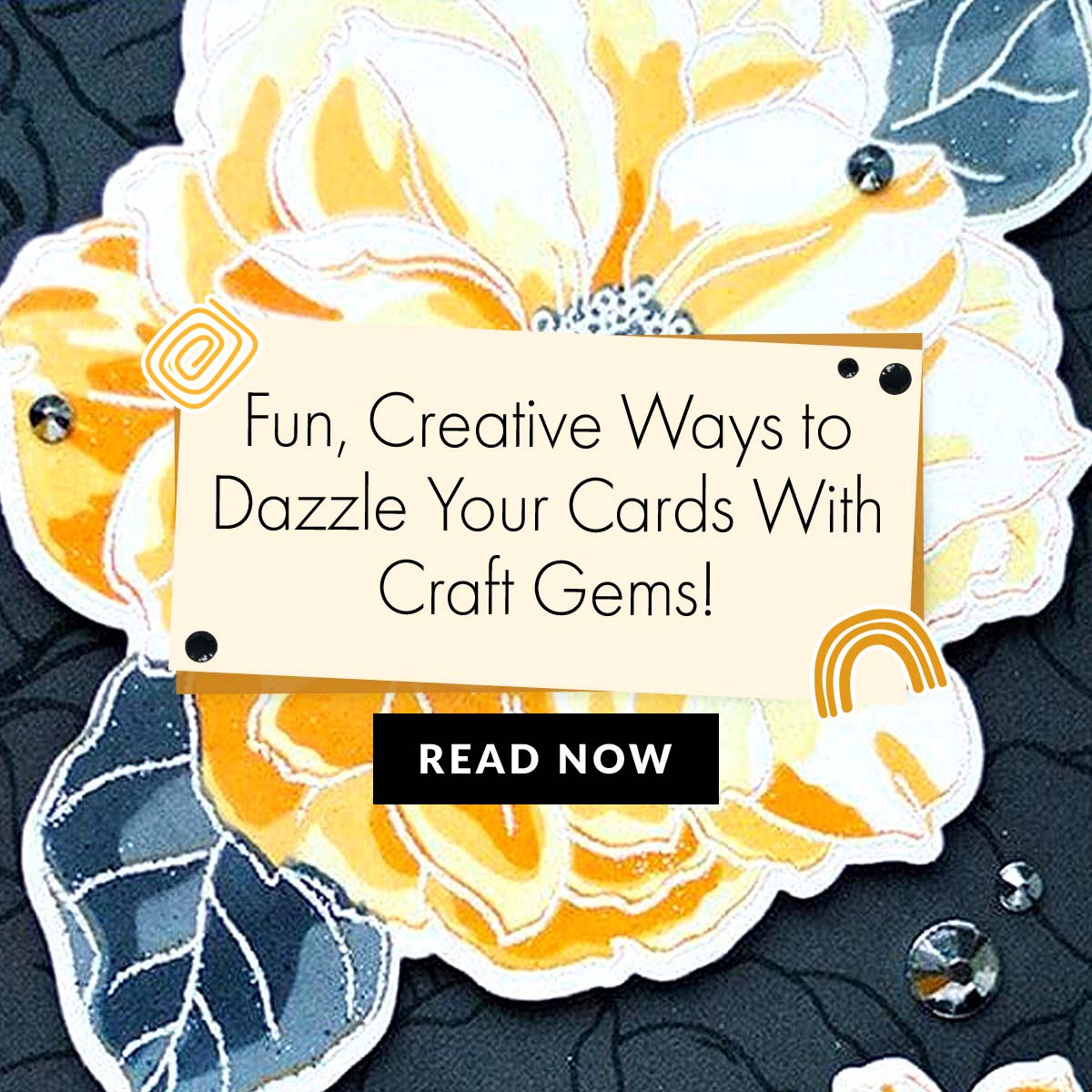 11 Creative Card Ideas with Craft Gems
