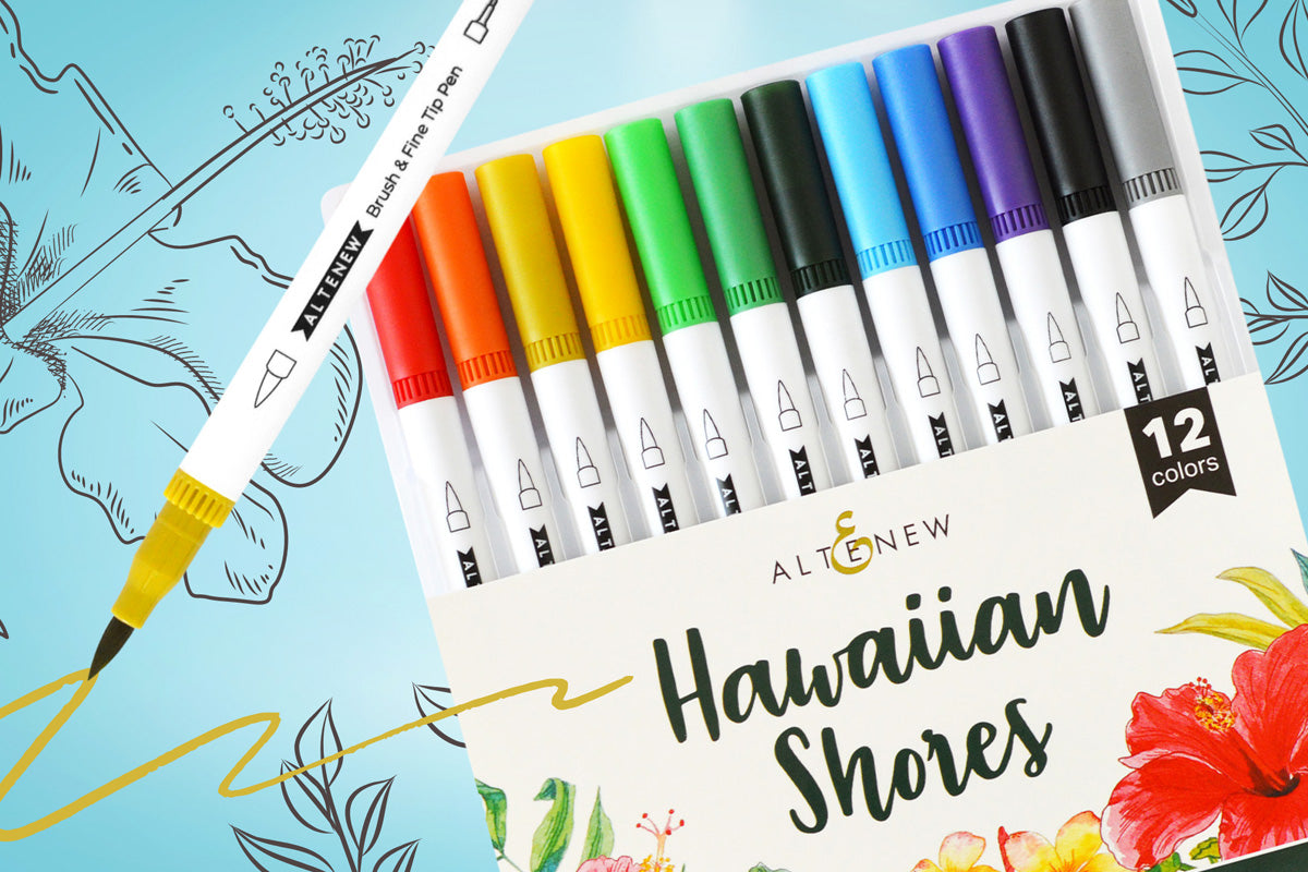 How I Use Water-Based Markers like Watercolours - Adult Coloring