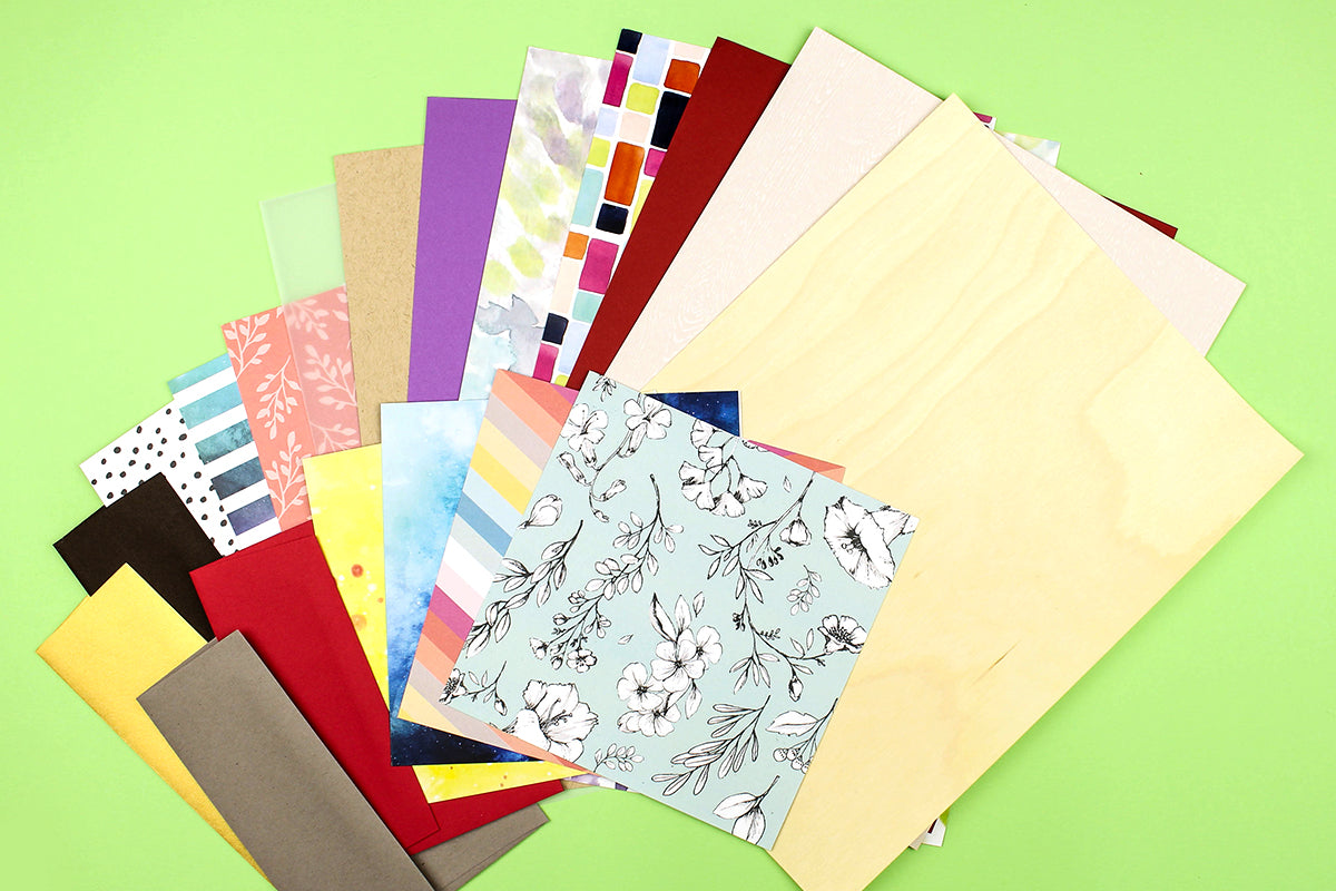 12 Sheets Papers Colorful Paper Durable Papers Glitter DIY Paper