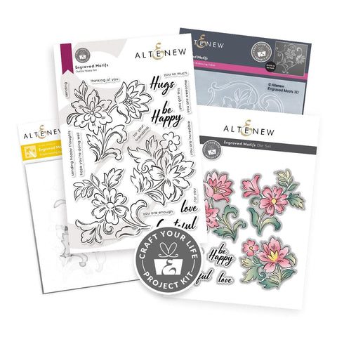 Altenew Clear Stamps Paint-A-Flower: Rose