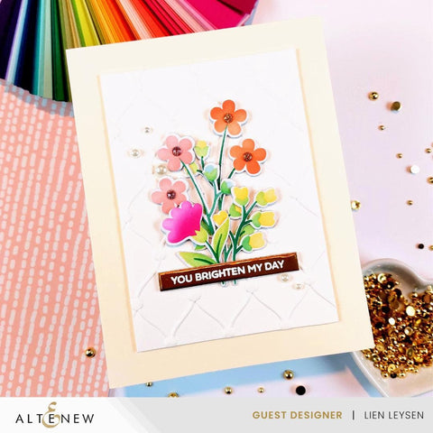 Altenew: Rose Bouquet Embossing Folder