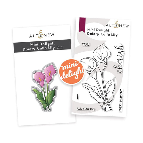 Altenew Mini Delight Radiating Beauty Stamp and Die Set alt8084bn