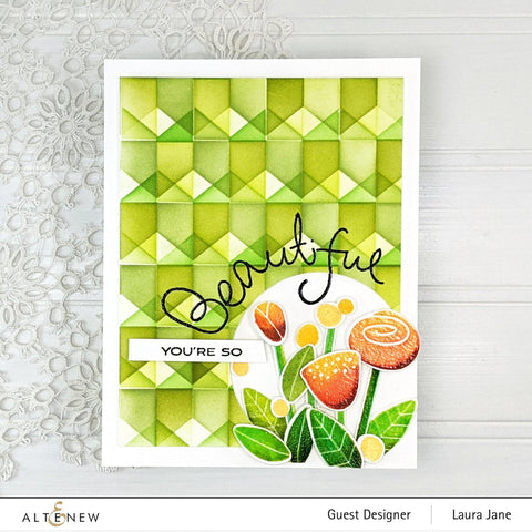 Altenew Stamp & Die Bundle Simple Flowers Add-On Stamp & Die Bundle