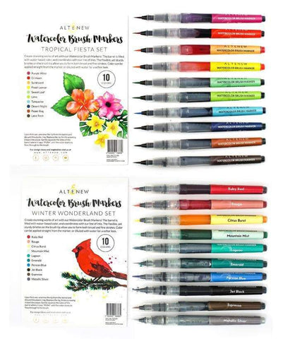 Watercolor Brush Markers - Tropical Fiesta Set – Altenew
