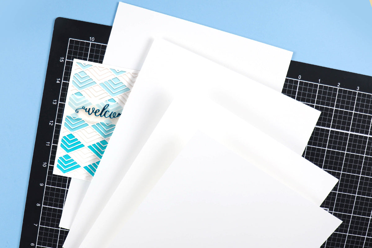 Hamilco White Glossy Cardstock Paper 8 1/2 x 11 80 lb Cover Card Stoc –