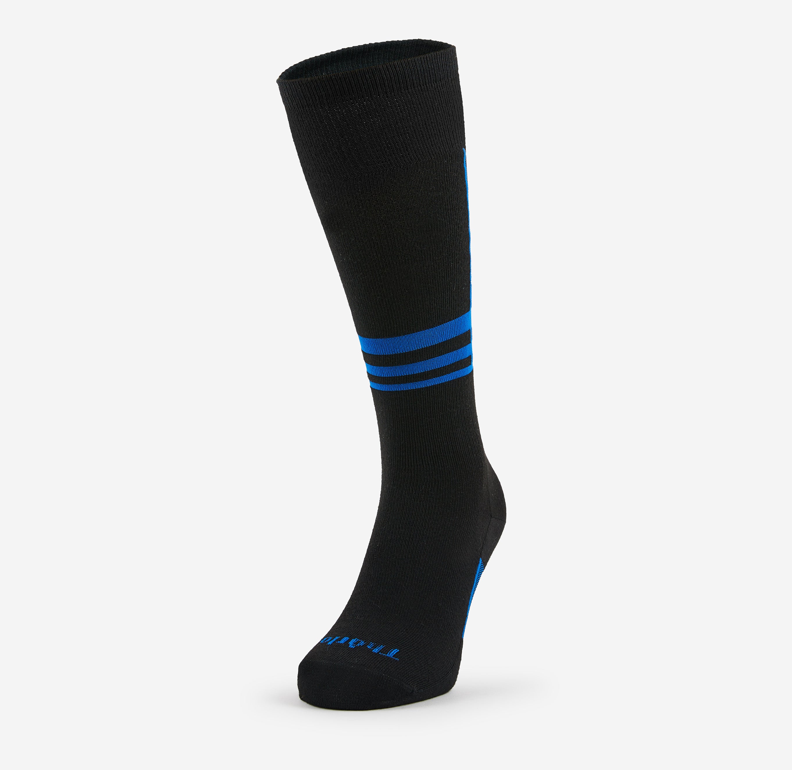 Blue Tiger Stripe Crew Sock