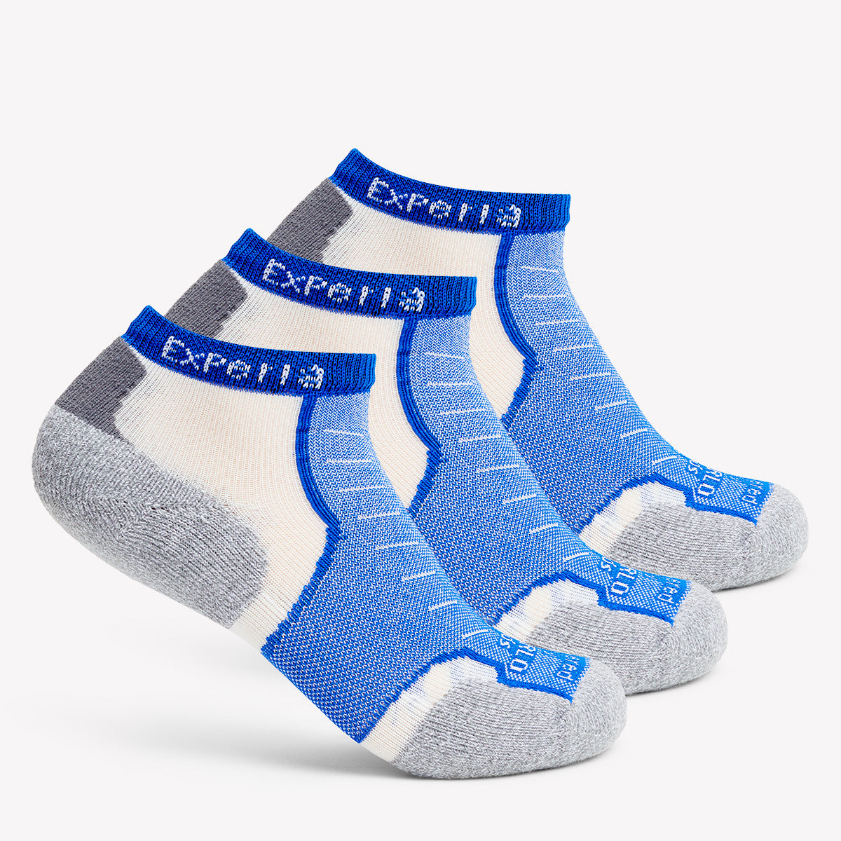 Image of Experia TECHFIT Light Cushion Low-Cut Fitness Socks (3 Pairs) | XCCU