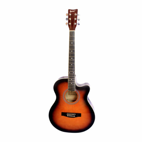 Happy 038C Dark Brown 6-Steel String Acoustic Guitar | Nofeka Uganda