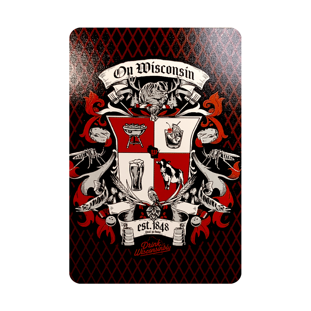 Wisconsin Crest Playing Cards