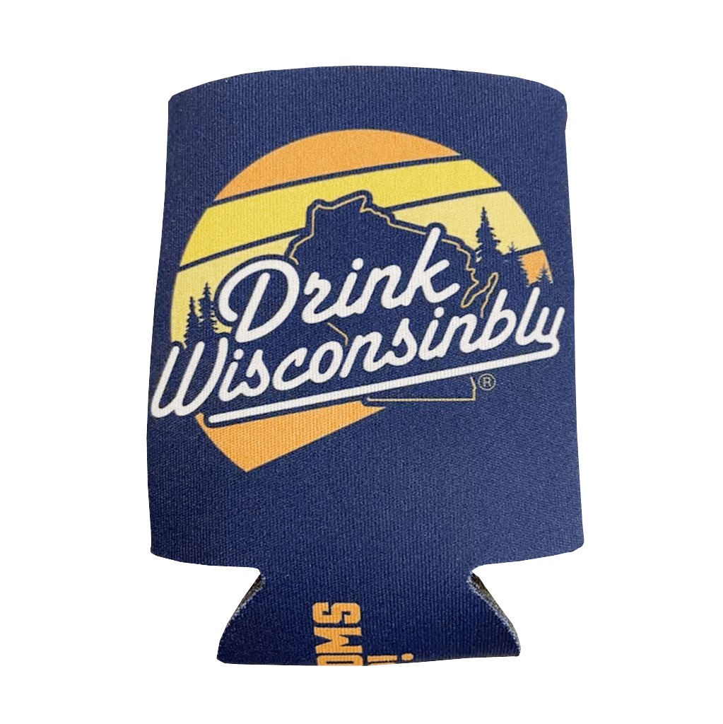 Fish Wisconsinbly Bobber Coozie - Drink Wisconsinbly