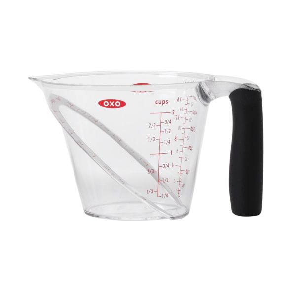 Anchor Hocking 77832 Triple Pour Measuring Cup, Glass, 8-Ounce