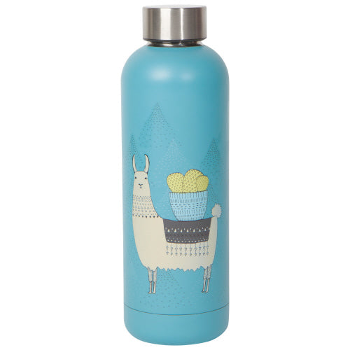 Yumbox Aqua Stainless Steel Triple Insulated Water Bottle 14 oz/ 420 ml (Ocean Blue)