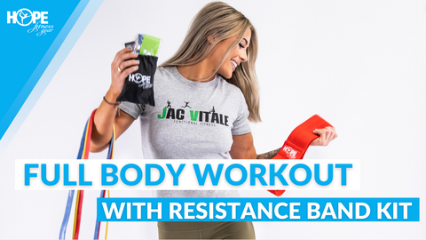 full body workout with hope fitness gear resistance bands