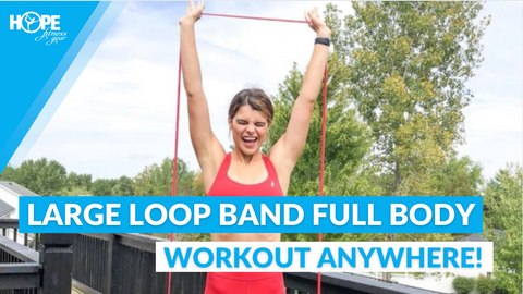 large loop band full body workout anywhere