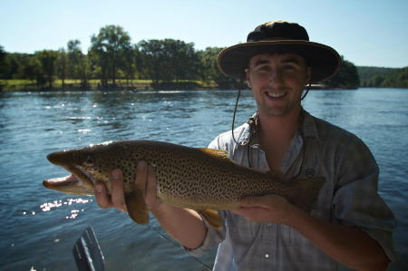 Jason's biggest trout of his life came on a dry fly yesterday-congrats man on an awesome fish!