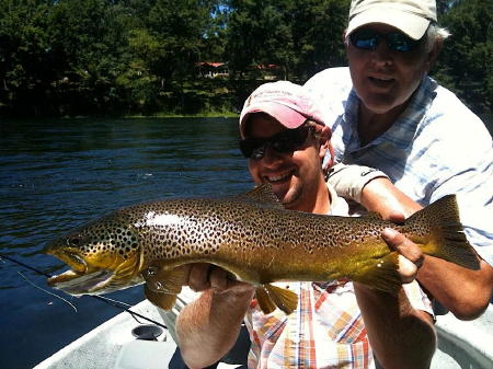 John landed this bruiser 23 inch brown on a hopper!