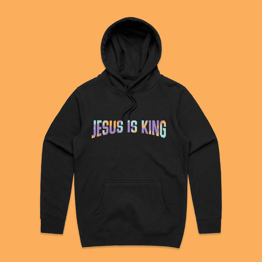 Jesus Is King Camo Hoodie – ourfaithtees