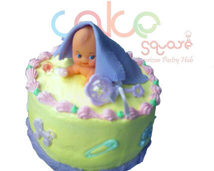 Odc120 Cute Baby 1kg Designer Cakes Cake Square Chennai