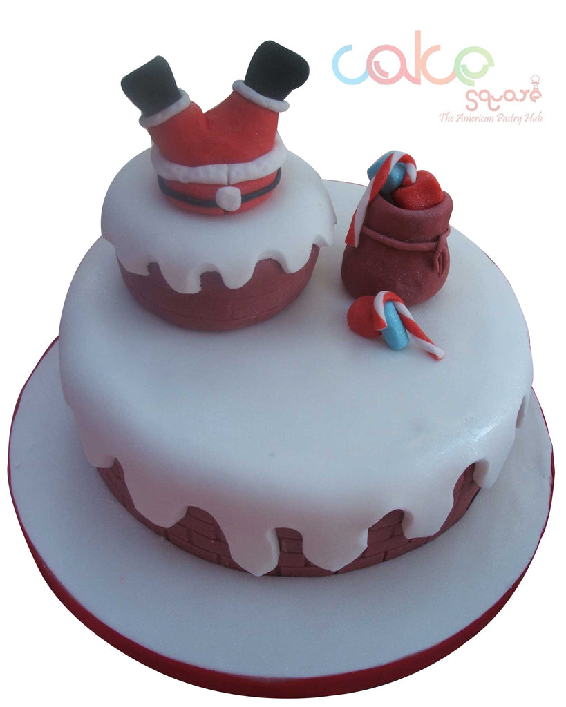 DCC107 Designer Christmas Cakes \u2013 Cake Square Chennai