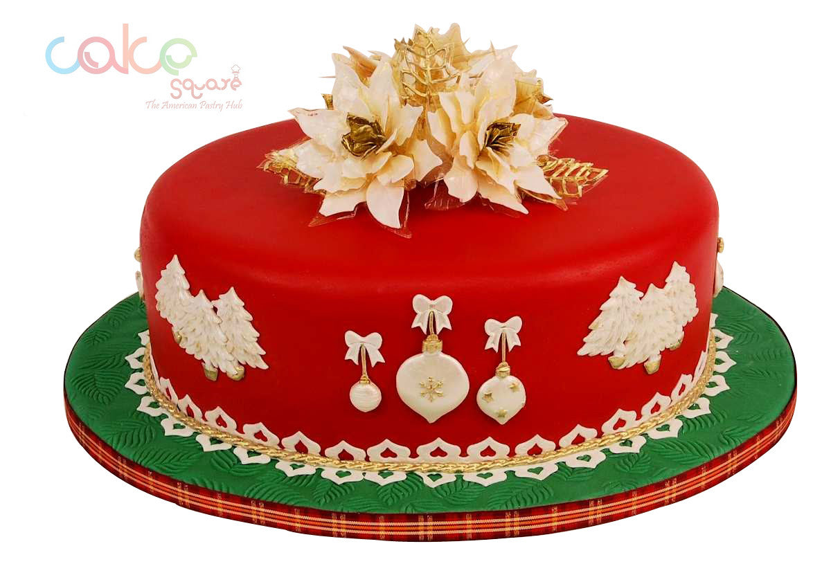 Dcc123 Rich Elegant Designer Christmas Cakes Cake Square Chennai