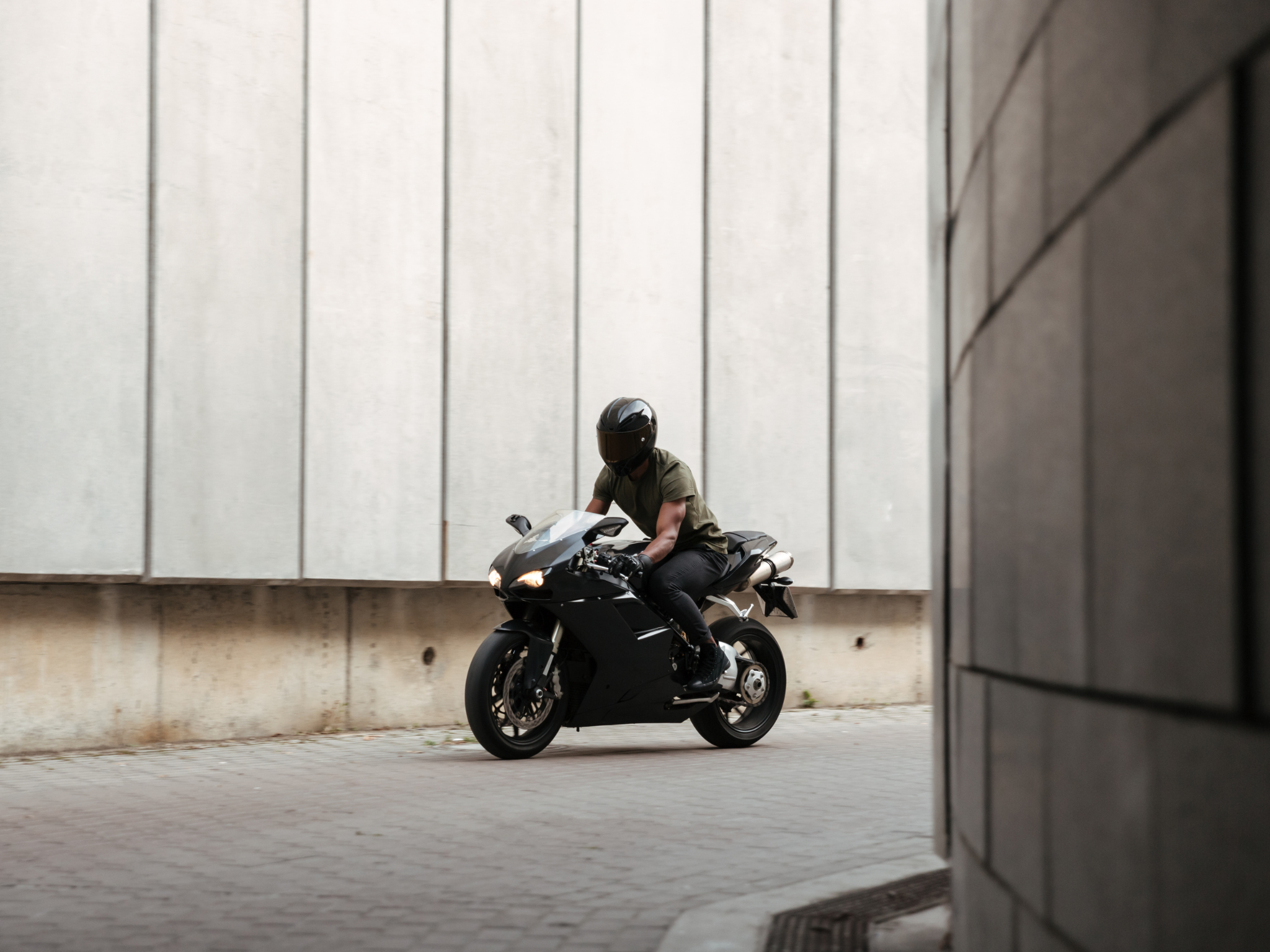 Motorcycle portrait