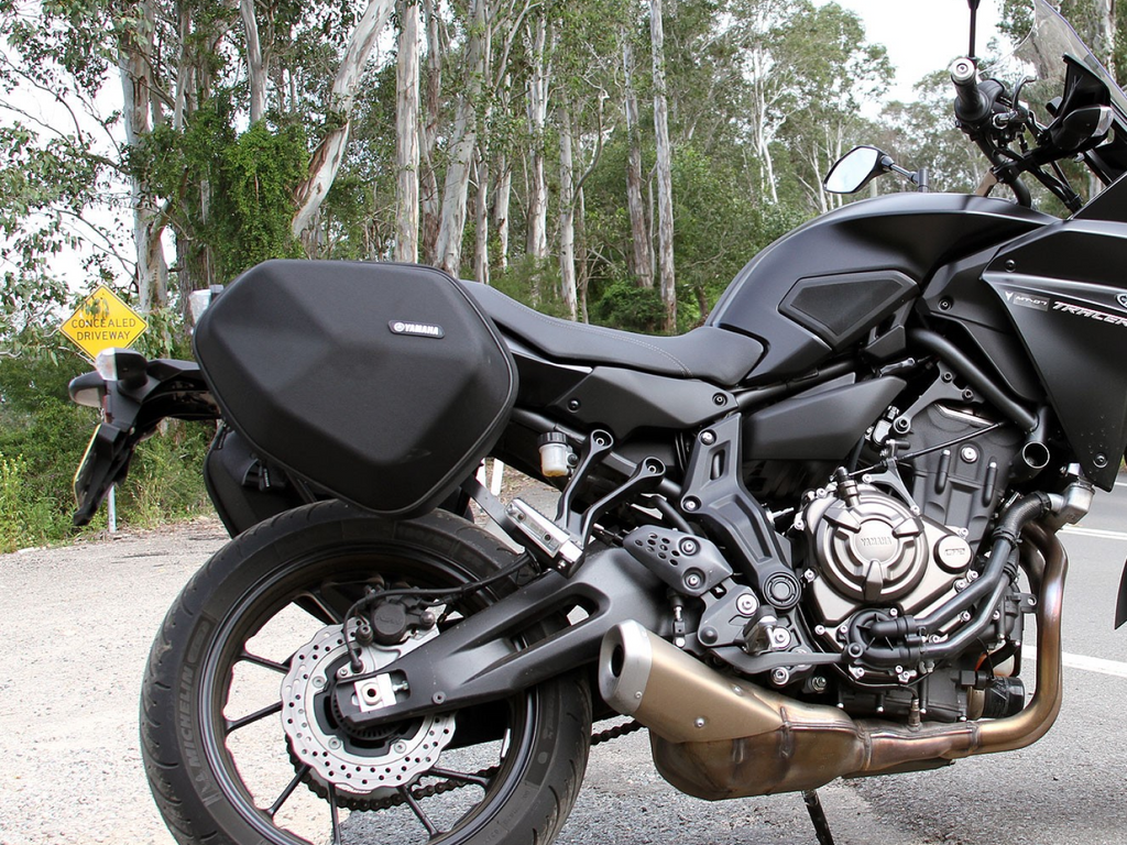 Alforjas en Yamaha MT-07