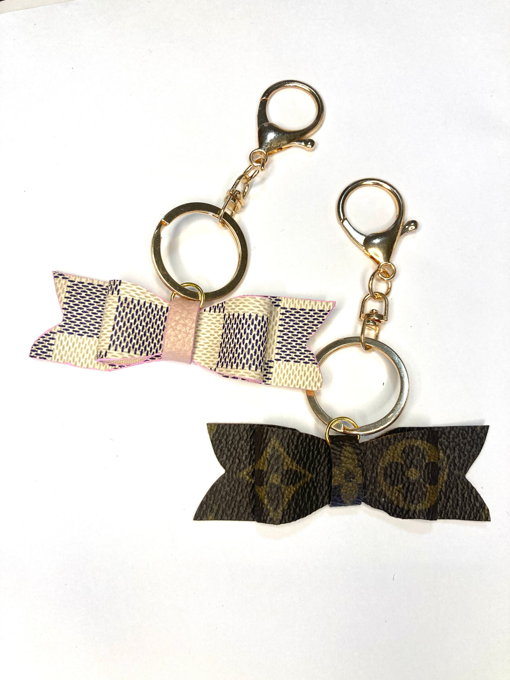 Upcycled Louis Vuitton Minnie Mouse Bag Charm in Pink