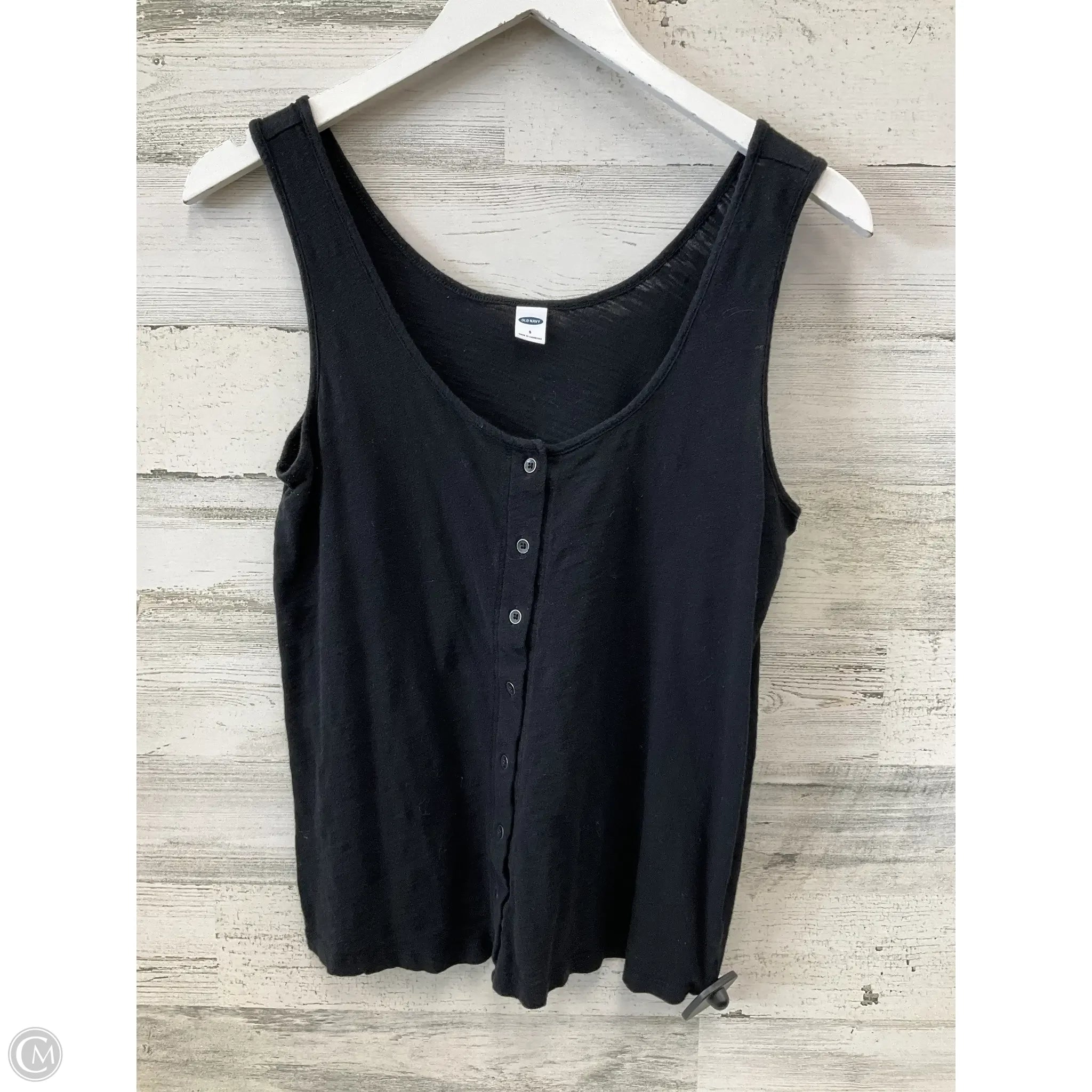 Top Sleeveless By Old Navy In Black, Size: S