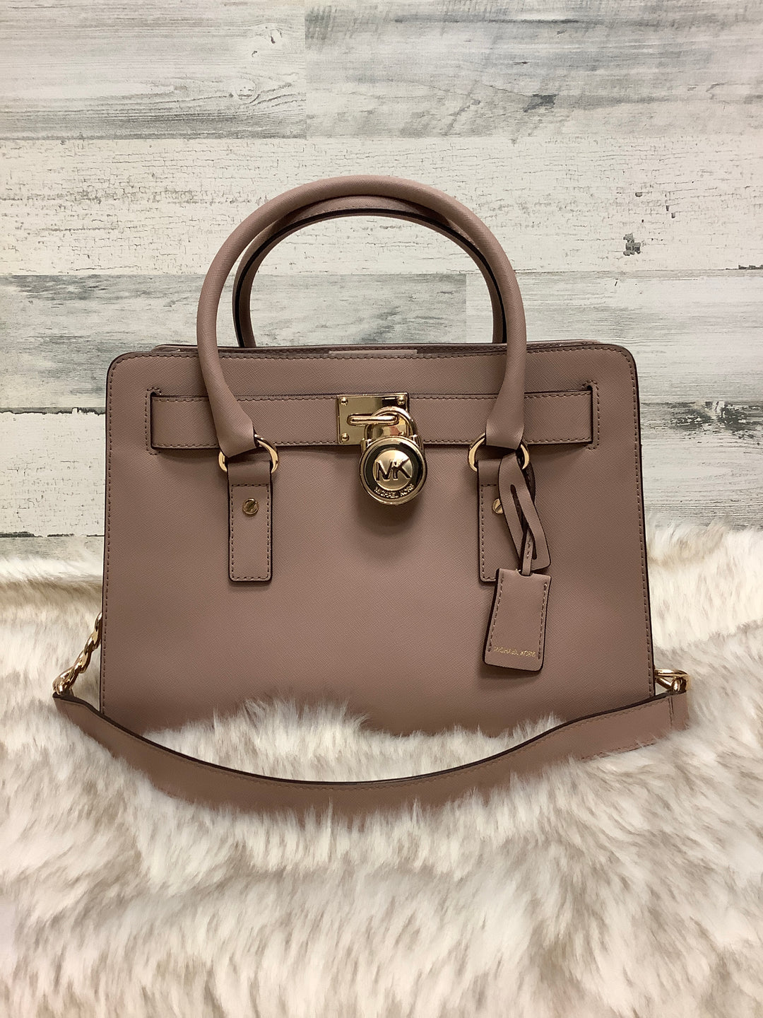 michael kors nude handbag