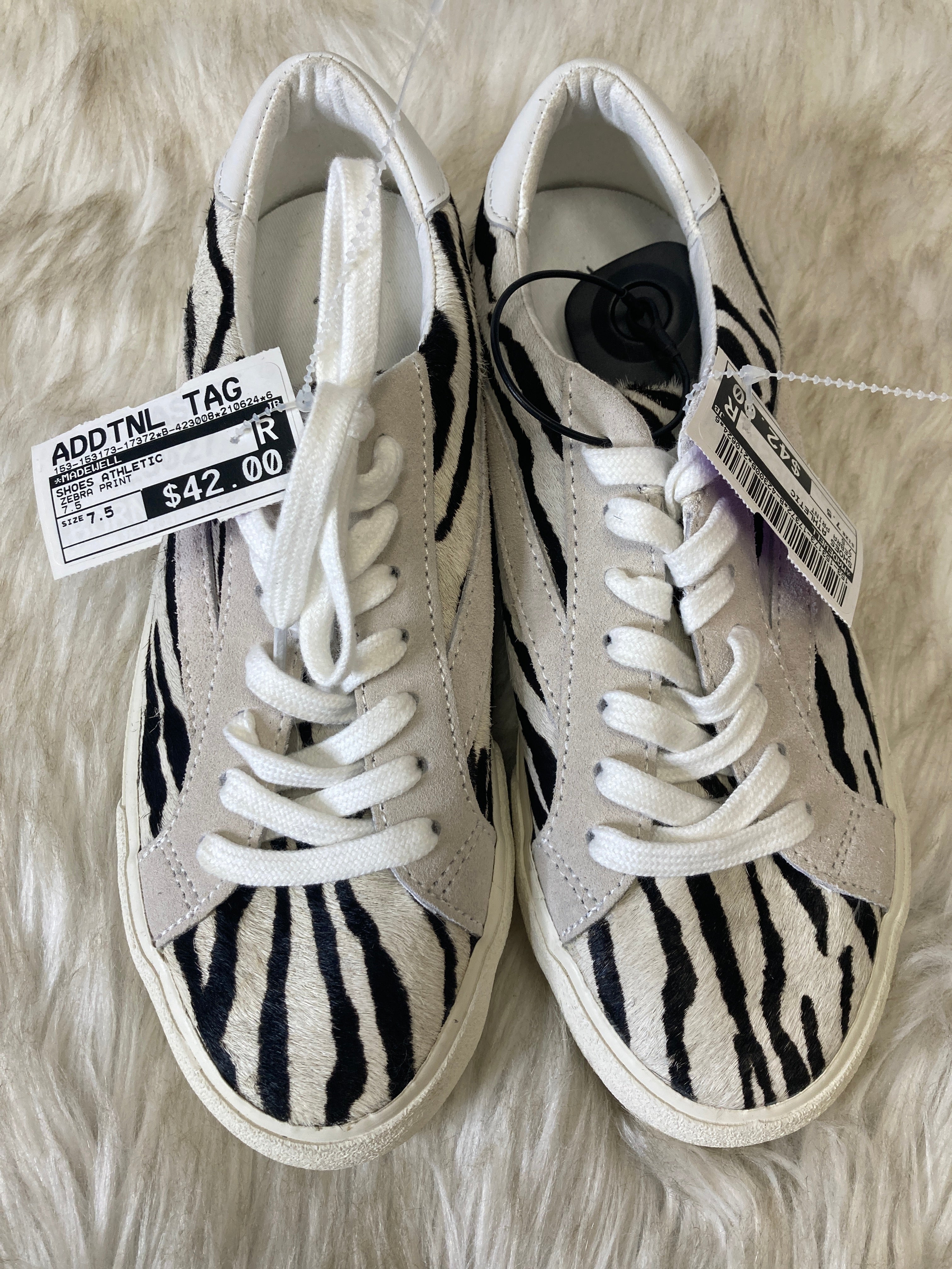 madewell zebra sneakers