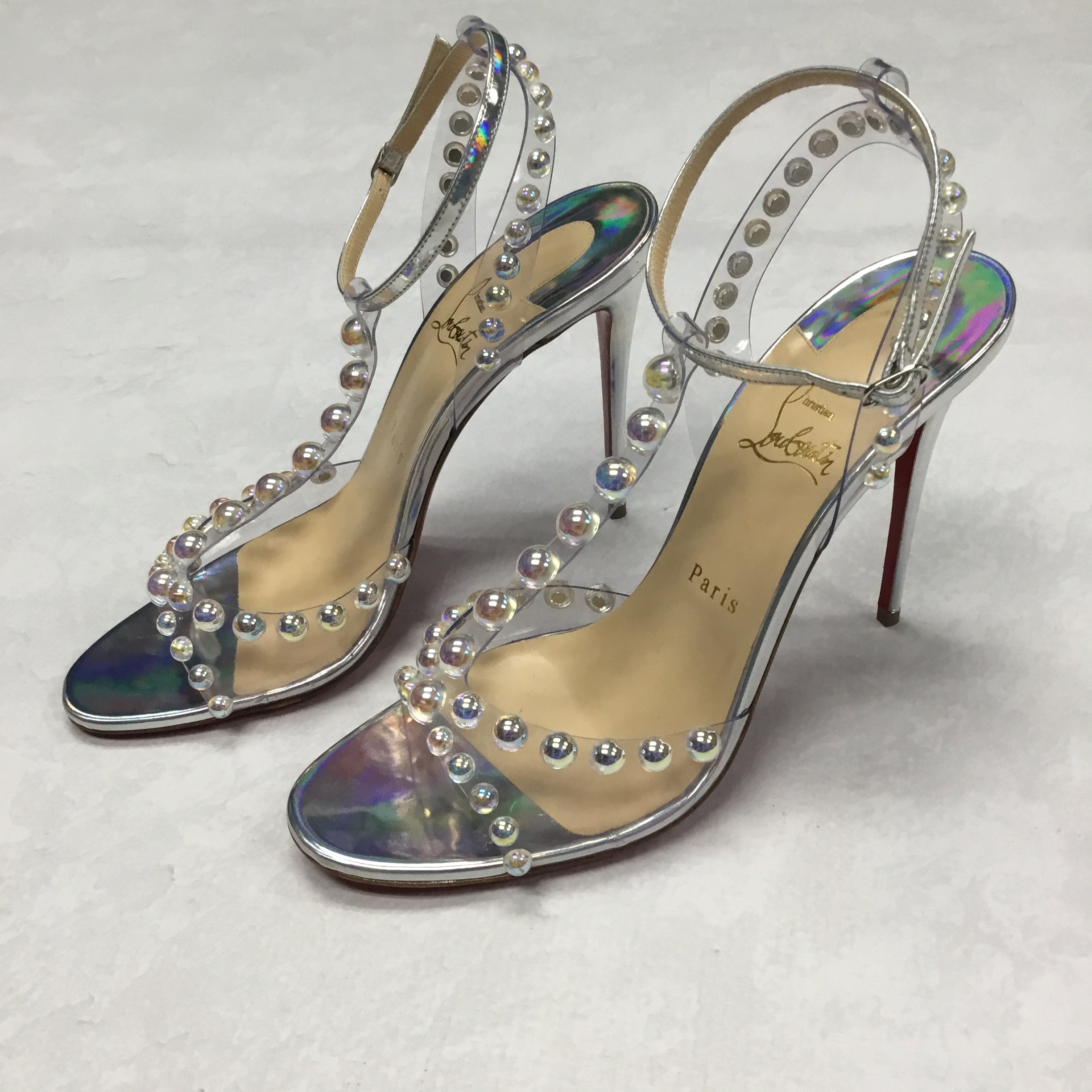 faridaravie bead sandal christian louboutin