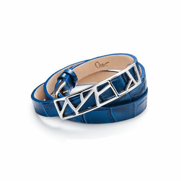 Lattice Triple Wrap Leather Bracelet - genuine leather and bronze – Ona ...