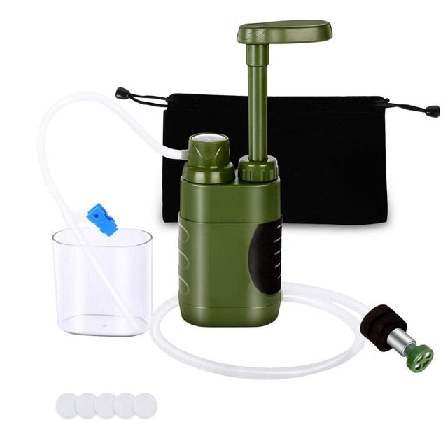 Green -US CZ – paille de filtre à eau de survie en plein air