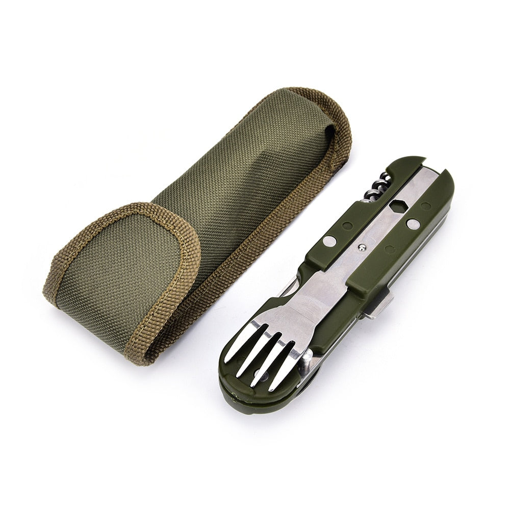 Couverts Militaires 5 en 1 avec pochette de ceinture – 1OutdoorLife