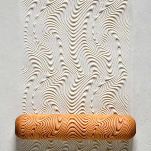 Clay Texture Roller, Honeycomb - The Ceramic Shop