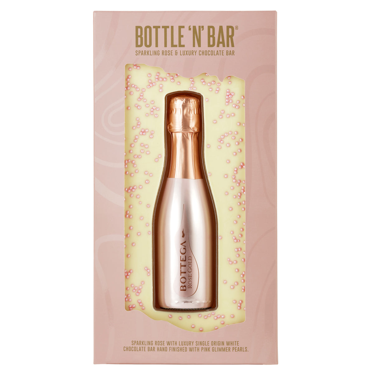 Bottle &#39;N&#39; Bar With Rose Gold