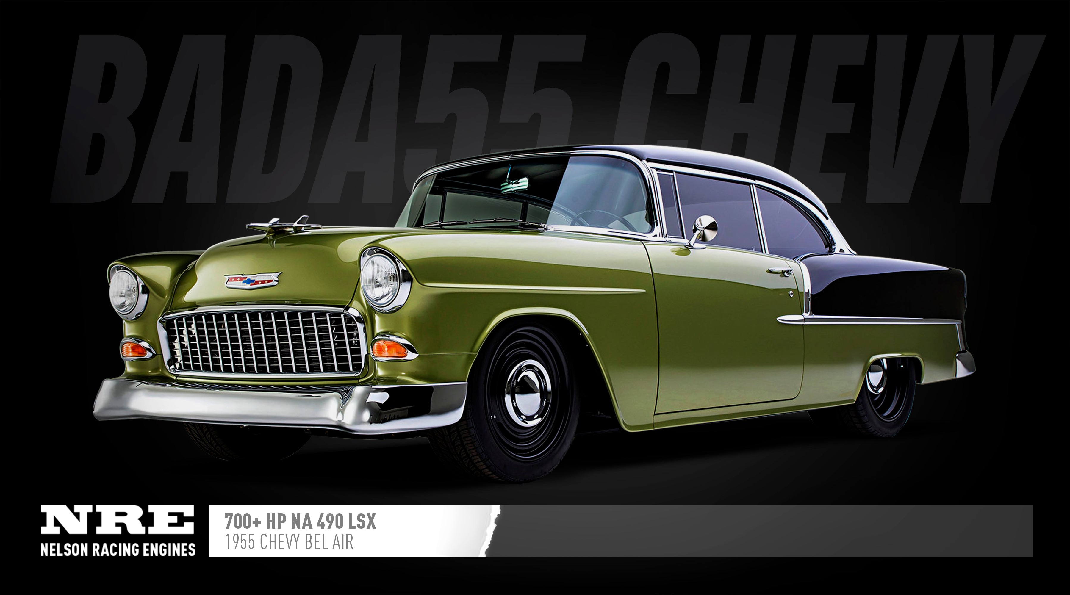 Pro Cruiser: 1955 Chev Bel Air Sports coupe