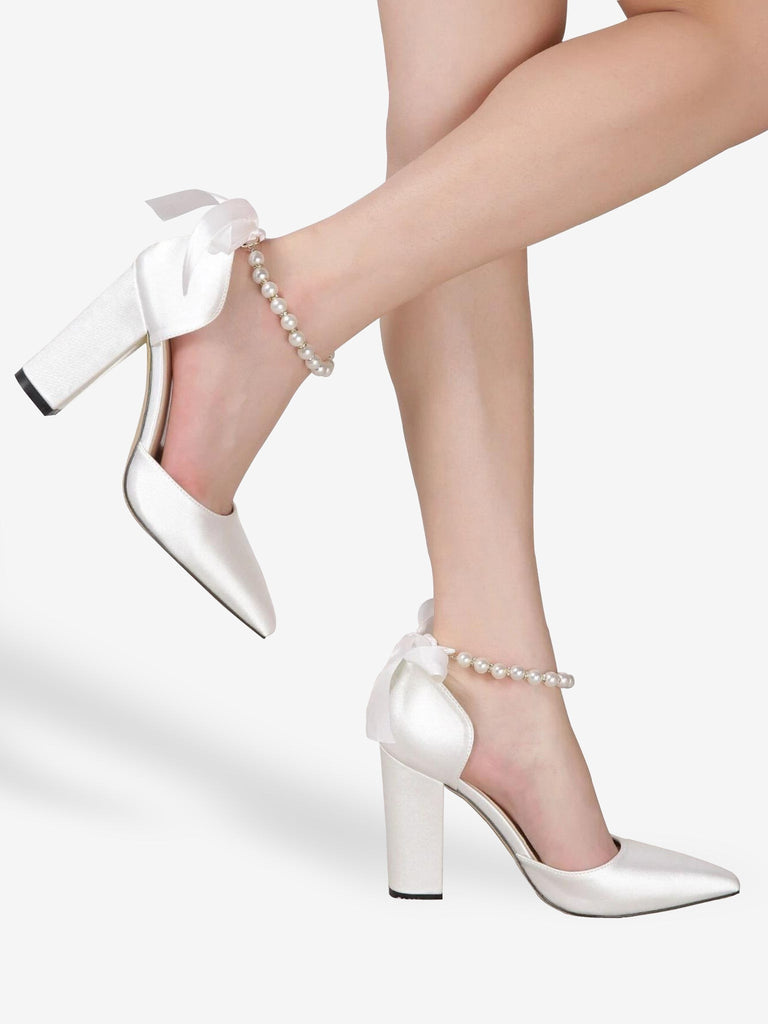 Chanel Comfortable Bridal High Heels - Bride Inn