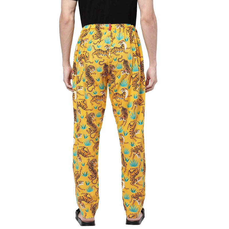Yellow Tigers Pyjamas For Men – Sexy Beast