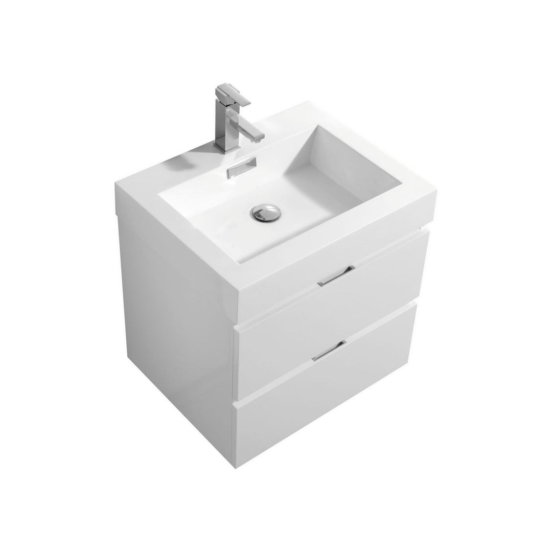 Bliss 24 Wall Mount Modern Bathroom Vanity