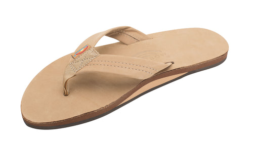 Double-Layer Premier Leather Arch Support Flip-Flops - Men's