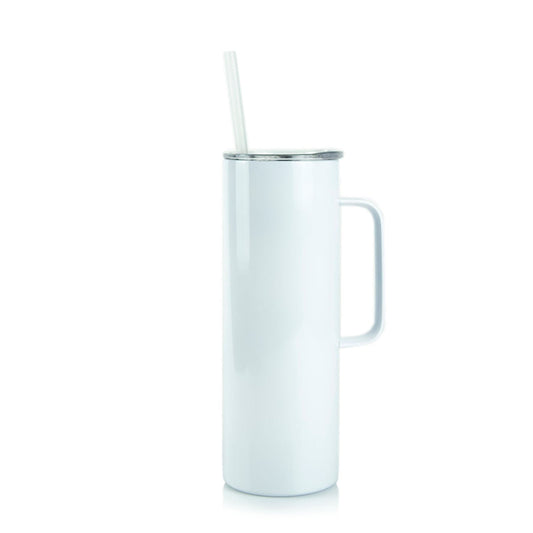 20oz Straight Hoggdle Skinny Tumbler W/ Sliding Lid & Straw – The