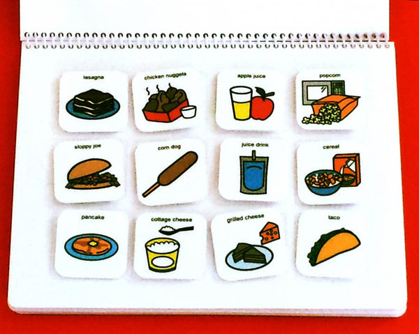 Time to Eat Choices - PECS Autism Visual Aid - 60 Food Symbols – The