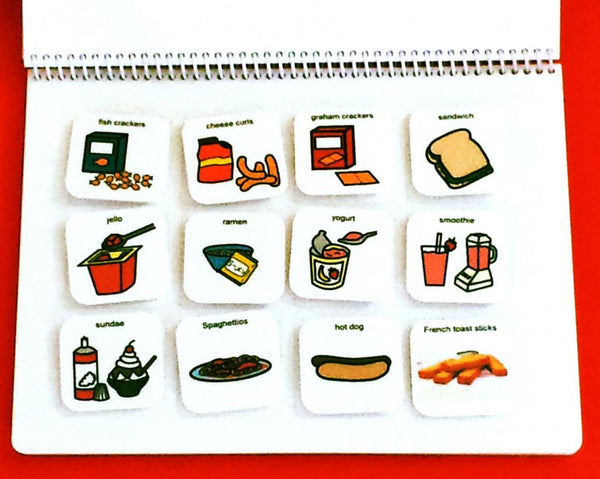 Time to Eat Choices - PECS Autism Visual Aid - 60 Food Symbols – The